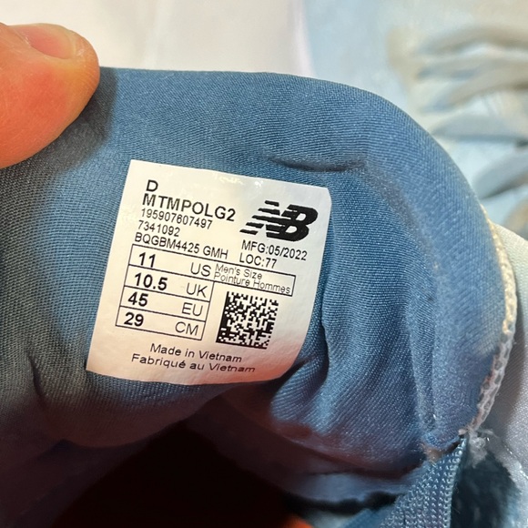 New Balance Fresh Foam Men’s 11 Color Blue MTMPOLG2 - Picture 13 of 14